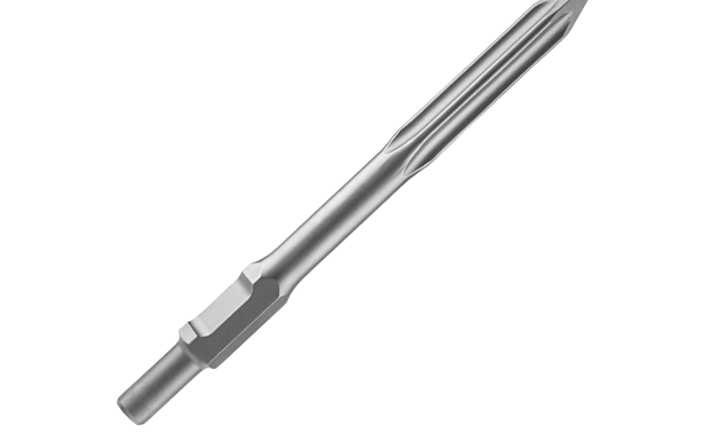 Mũi đục đầu nhọn 30mm với chuôi lục giác Hex Bosch 2608690111