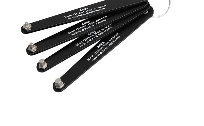 Bộ vặn vít lục giác No.6103-F Anex Nhật bản