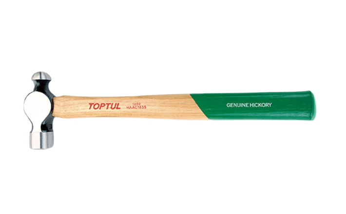 Búa thép đầu tròn cán gỗ 500g Toptul HAAC1635
