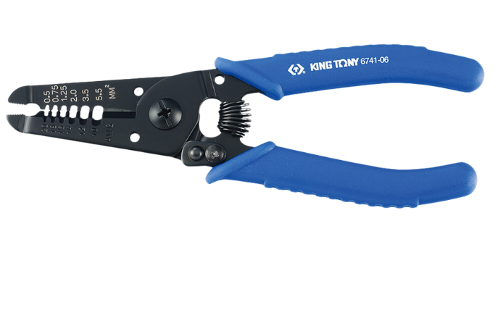 Kìm cắt tuốt dây điện 6741-06 Kingtony
