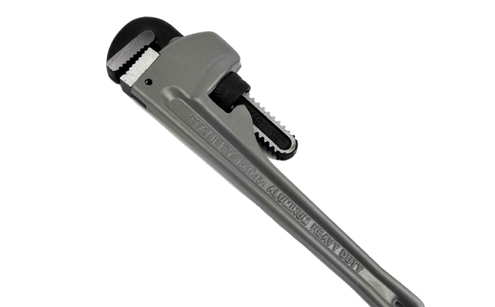 Mỏ lết răng Stanley Seri 84-4-S thân nhôm